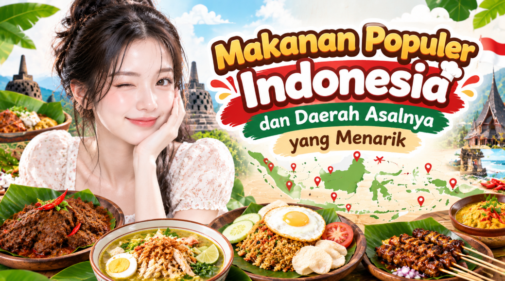 Makanan Populer Indonesia dan Daerah Asalnya yang Menarik
